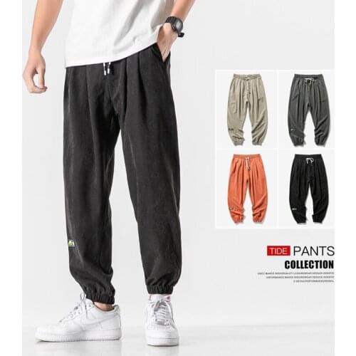 Mens Hip Hop Casual Harem Pants Streetwear Male Trousers Plus Size Bottoms Big 5XL 6XL 7XL 8XL Men Casual New Solid Sweatpants