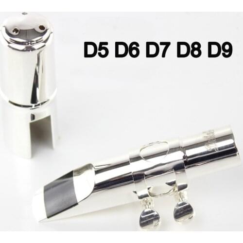 Music Fancier Club Professional Tenor Soprano Alto Saxophone Metal Mouthpiece Gold Plated Sax Mouth Pieces Accessories D5 D6 D7