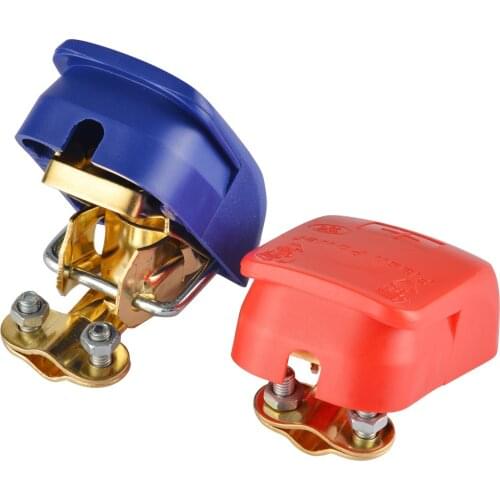 A Pair Positive & Negative Electrode Quick Release Lift Off Connector Clamps Car Battery Terminals Accessories