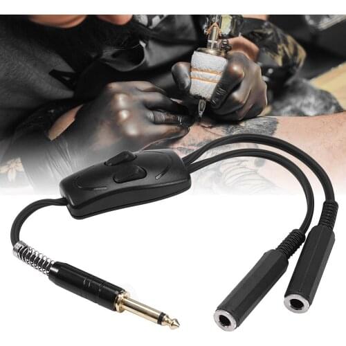 Professional Tattoo Clip Cord Dual Interface For Tattoo Power Supply Machine Wire Cord 2 in 1 Tattoo Accessories Supplies