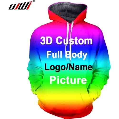 UJWI Dropshipping Design Brand Logo/Picture/character DIY Any color Custom sweatpants Men/women Kid Plus Size Men Clothing