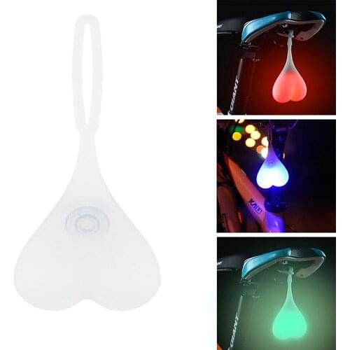 NEW bicycle rubber taillights creative night riding silicone warning light backpack chandelier outdoor riding equipment