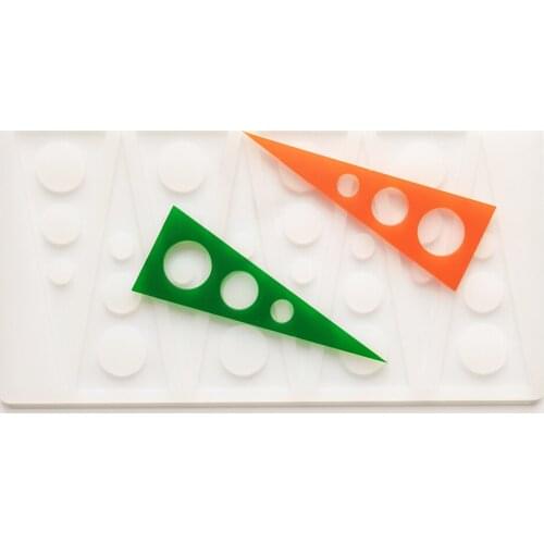 Diy Silicone Chocolate Decorative Mold Triangle Fondant Candy Mould Cake Decorating Making Home Kitchen Handmade Baking Tools