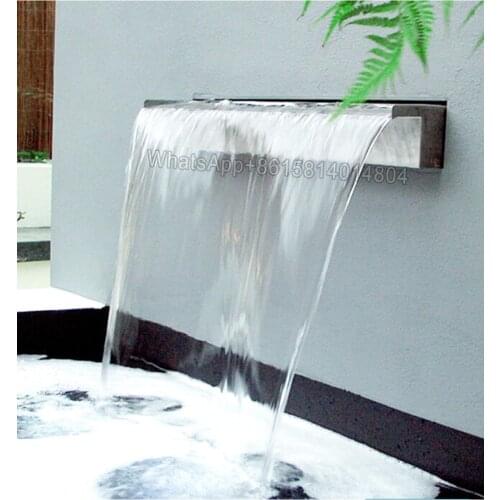 Atlantic Water Gardens SS24 Waterfall Spillway, Stainless Steel 304 Waterfall fountain