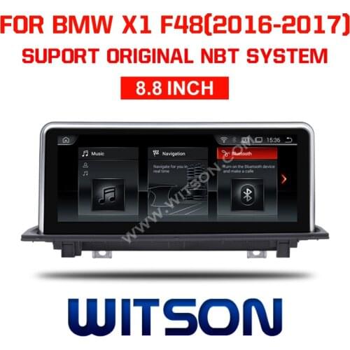 WITSON 10.25'' big touch screen Android 9.0 CAR DVD PLAYER for BMW X1 F48(2016-2017) Original NBT System