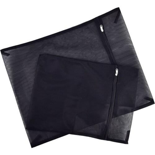 2020 Clothes Washing Machine Laundry Bag With Zipper Mesh Net Bra Washing Bag 3 Sizes Black Wash Bags 1PC