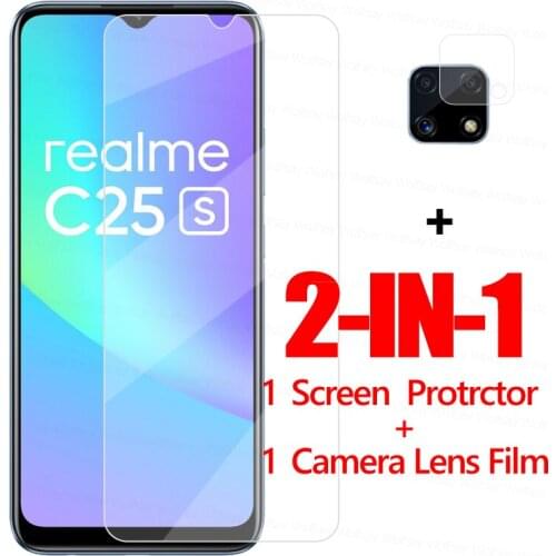2.5D Screen Protector For Realme C25S Glass For Realme C25S Tempered Glass Transparent Protective Phone Film For Realme C25S