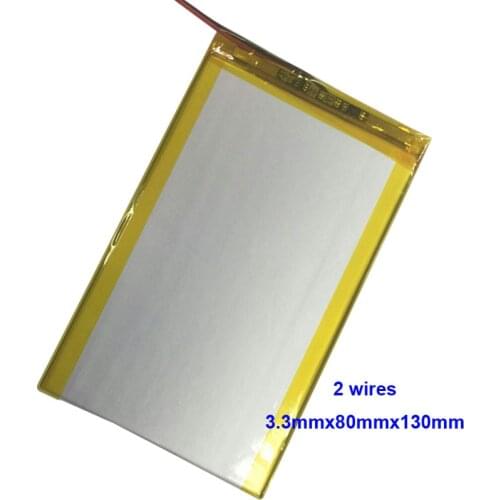 3.7V 3580130 3380130 5500mah Polymer Lithiumion Battery With High Quality Li-Ion For Tablet PC Cell Phone Speaker Mobile Power