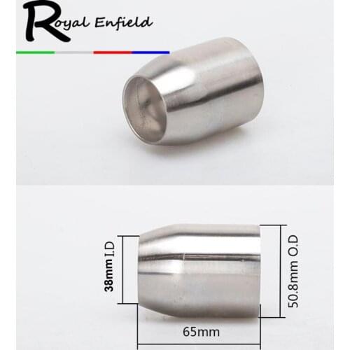 Free Shipping 51MM to 36MM Welding Adapter Motorcycle Exhaust Muffler Connect Welding Motorbike Exhaust Pipe Connect Pipe