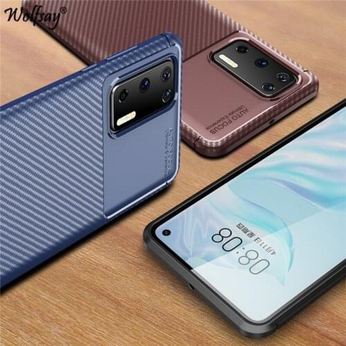 For Huawei P40 Case Shockproof Armor Rubber Soft Silicone Cover Phone Case For Huawei P40 Protective Phone Bumper For Huawei P40
