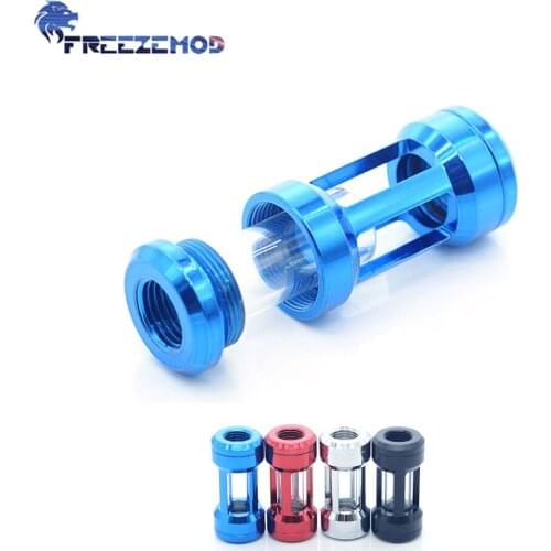 FREEZEMOD Composite Version Large Visible Area Double Internal Tooth Stop Valve Water Flow Valve Dual Inner Copper Water Cooler