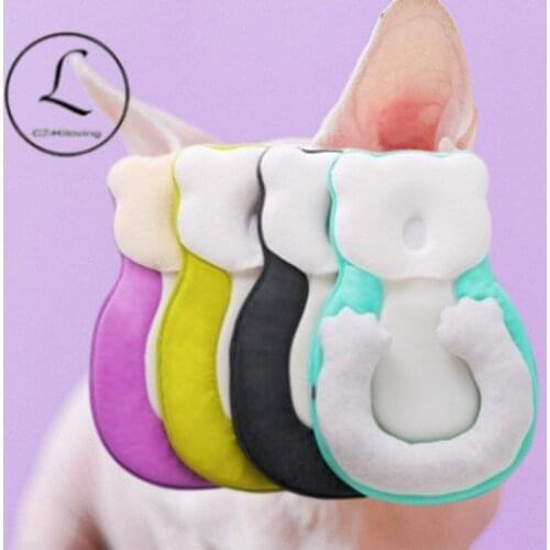 Newborn Baby Nest Bed Girl Cotton Folding Baby Bed with Pillow Cat Ear Style Travel Baby Bed White Cover Ins Cute