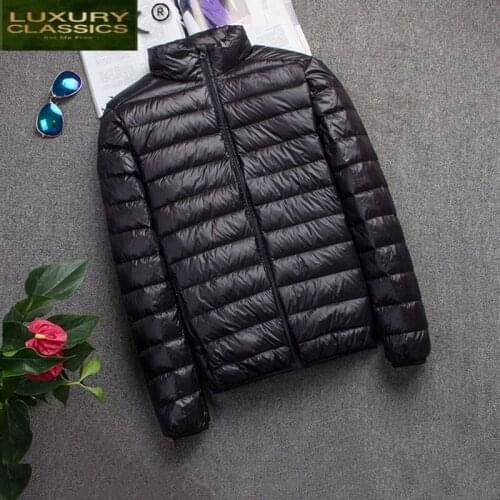 Jackets Autumn Winter Mens Male Jacket Ultra Light Down Jacket Men Plus Size Clothes 2021 Casacos Masculino DJ2021-01 Pph717