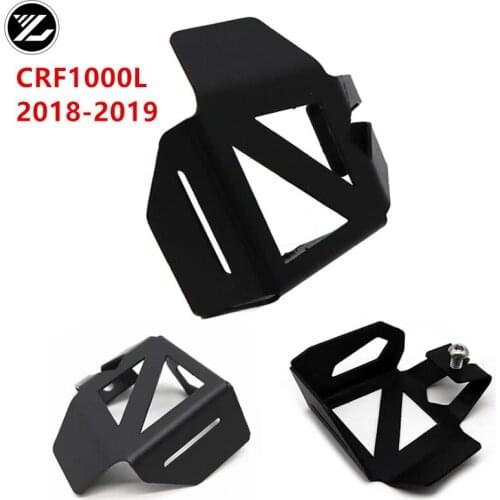Motorcycle CNC Aluminum Reservoir Rear Brake Guard Protective Cover For CRF1000L Africa Twin CRF 2016 2017 2018 2019