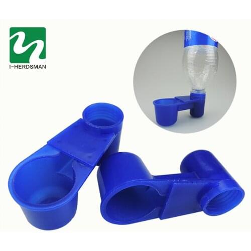 50 Set plastic Blue Drinking cup Bird feeding trough Water bowl Products Bird equipment Bird Cage Accessories