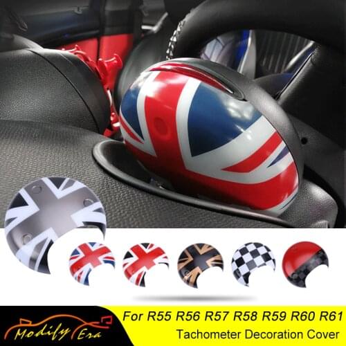 Union Jack Tachometer Cover Sticker For MINI COOPER JCW S R55 R56 R57 R58 R59 R60 R61 Clubman Countryman Interior Accessories