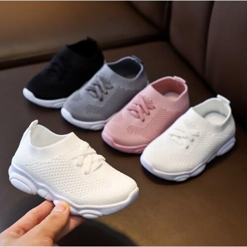 2020 new spring childrens childrens shoes boys and girls breathable sports shoes children casual baby running mesh shoes