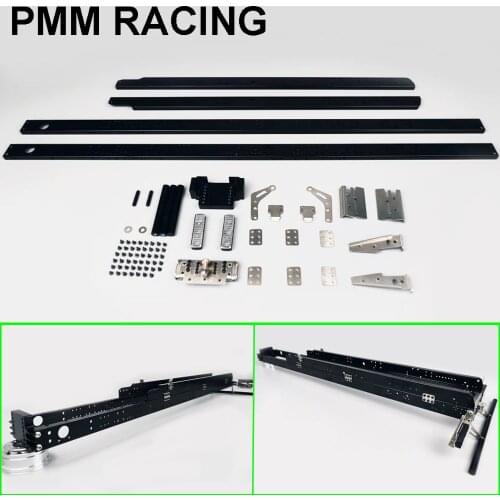 1 set Aluminum alloy Frame Big Beam 8X8 Standard For 1/14 Tamiya RC Truck Mud head car Actros Scania Volvo MAN DIY Refit Parts