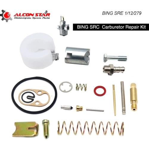 Alconstar- BING SRE 1/12/279 Repair kit For 12mm Bing Style Carburetor For Puch Bing Dax Motorcycle SRE Vegaser