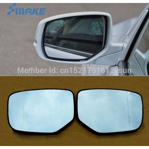 SmRKE 2Pcs For Honda Accord Rearview Mirror Blue Glasses Wide Angle Led Turn Signals light Power Heating