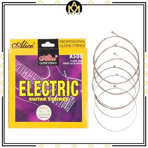 Alice Electric Guitar String Electric Guitar Strings 008 to 038 inch Plated Steel Coated Nickel Alloy Wound A508-SL1 SET