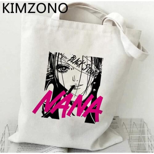 Nana Anime shopping bag bolso eco reusable bolsas de tela shopper shopping bag cloth reusable woven tote sac tissu