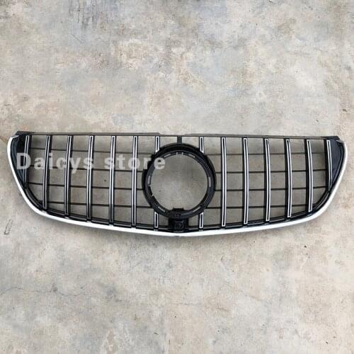 For V Class GT Grill Grille Vertical Style For M ercedes Benz W447 2015-2018 V250 V260 Car styling