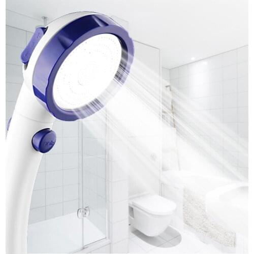 Vidric high quality export to Japan booster ABS material water saving water spray spout faucet shower head