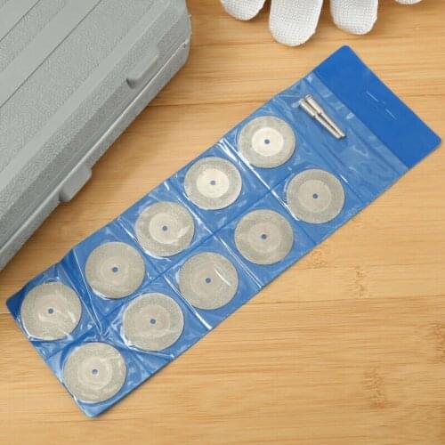 10pcs Diamond Coated Cutting Wheels Saw Blades Disc For Power Rotary Tool