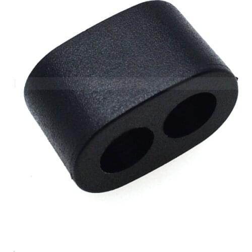 100 pcs/pack 4.5mm 2 Holes Rope Connecter Slider Clip Cord End Lock Stopper For Sportswear Garment Backpack Accessories