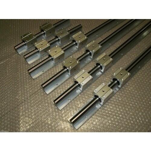 6pcs SBR10 -L400/800/1400mm Linear rail(each 2pcs) +24pcs SBR10UU Bearing Block