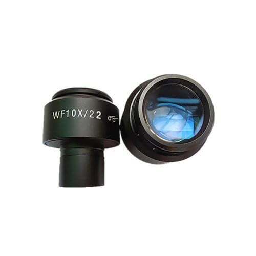 Agnicy Microscope WF10X High Eye Point Wide-angle Eyepiece Field of View 22MM Interface 23.2MM Field of View Adjustable