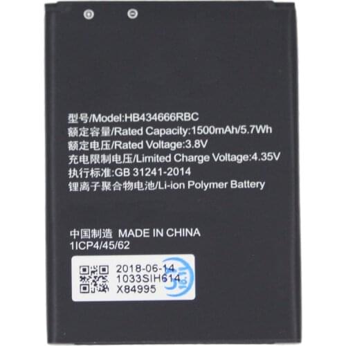 20pcs/lot HB434666RBC For Huawei Router E5573 E5573S E5573s-32 E5573s-320 E5573s-606 -806 1500mAh Battery Smart Phone