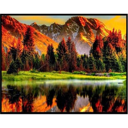 DIY new product 5D diamond painting full circle/square diamond animal mosaic pattern home decoration