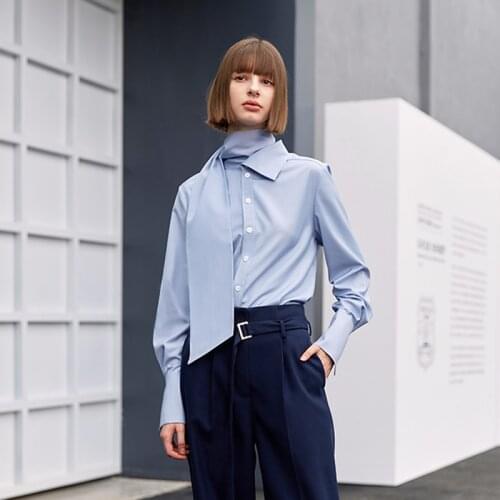 Amyenjoylife Light Blue Blouses