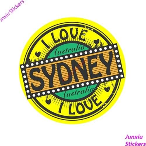 Car Styling Car Sticker Sydney Australia Funny for Bumper Window Laptop Travel Luggage Waterproof Decor Accessories KK13*13cm
