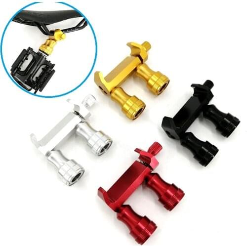For Brompton Quick Release Pedal Portable Adapter Saddle Bow Mount Fixed Base Folding Bike Pedals Accessories