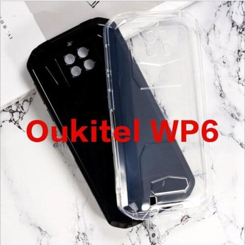 For Oukitel WP6 Case Anti-knock Soft TPU Case For Oukitel WP6 Anti Skid Silicone Protection Back Cover Capa
