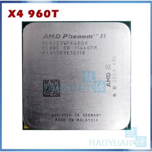 AMD Phenom X4 960T 3GHz Quad-Core CPU Processor HD96ZTWFK4DGR 95W Socket AM3 938pin