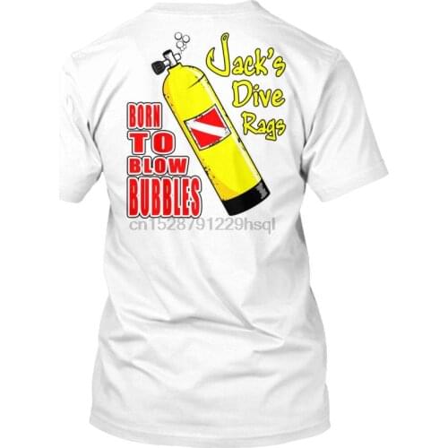 Jacks Dive Rags Scuba - O L Jock To Blow Bubbles Stylisches Brand New Summer Men Short Sleeve Cool Casual Cute T Shirts