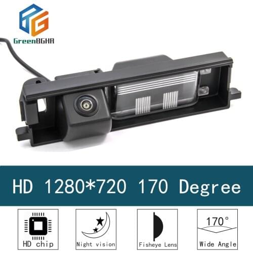 GreenBGHR HD 1280*720 Fisheye 170 Degree Car Rear View Camera For TOYOTA RAV4 XA30 iQ/Scion iQ/Aston Martin Cygnet Aygo AB40