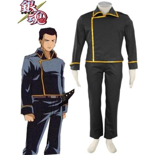 Anime Cos GINTAMA shin sen gu mi Cosplay Costume Sets Suit