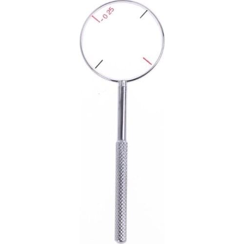 Round Optical Cross Cylinder Lens Tool Optical Instruments Ophthalmic Lens Diopters Optometry Accessories 0.25 / 0.50