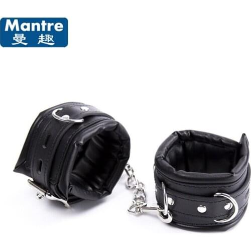 Mantre Fetish Bdsm Bondage Wrist Handcuffs Sex Toys For Couples Adult Games Restraint PlayChain