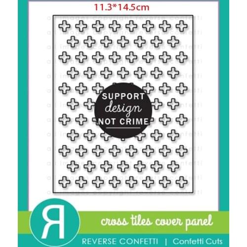 Cross background Embossing Metal cutting dies 2021 new diy molds Scrapbooking Paper Making die cuts crafts slimeline dies