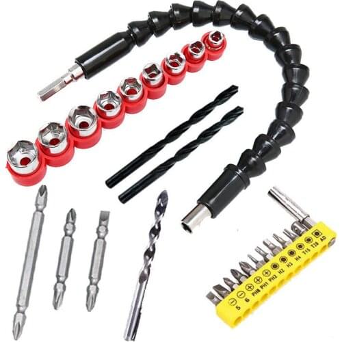Batch Head Sleeve Hand Drill Accessories Package Twist Drill Set Charging Drill