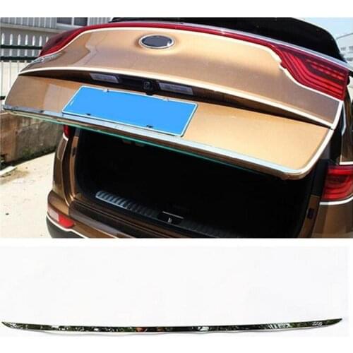 Stainless Steel Rear Door trunk trim cover Fit FOR 2016 2017 KIA SPORTAGE Car-styling