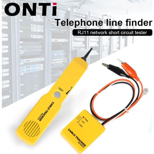 ONTi Tracker Diagnose Tone Finder Telephone Wire Cable Tester Toner Tracer inder Detector Networking Tools