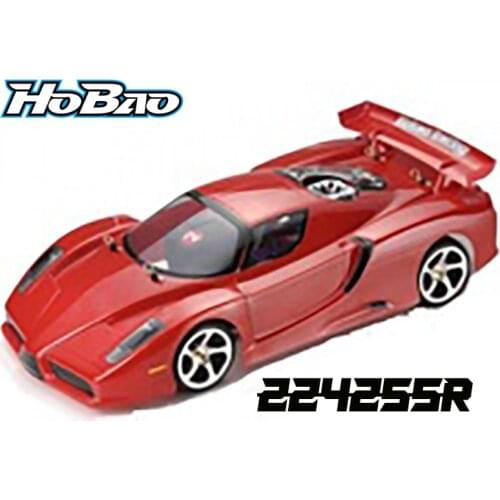 Original OFNA/HOBAO RACING 224255R ENZO RED PAINTED BODY + WING For 1/10 HYPER 10 NITRO TOURING CAR