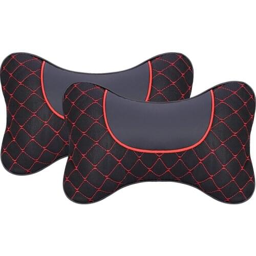 2Pcs/pair headrest neck pillow Car Auto Seat cover Head Neck Rest Cushion Headrest Pillow C-12AB,free shipping